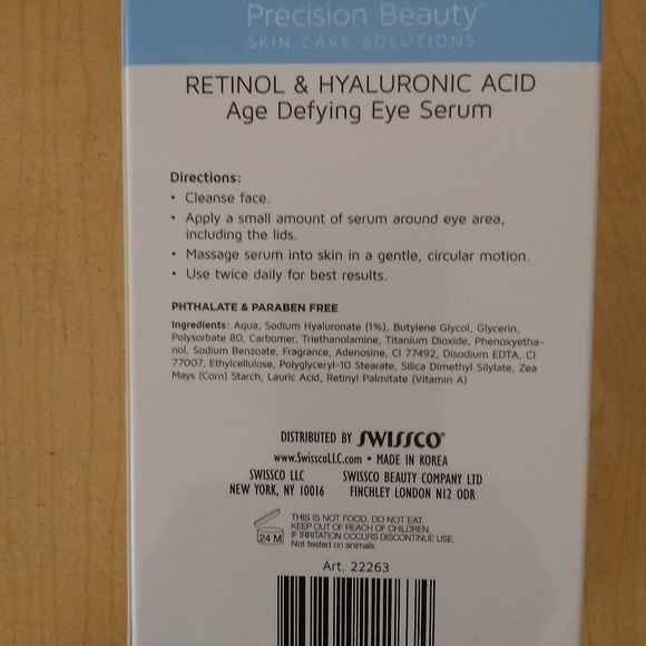 Precision Beauty Skincare Precision Beauty Retinol Hyaluronic Acid